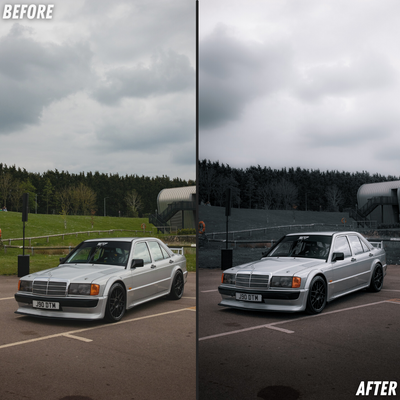 Dark Asphalt Lightroom Presets Before and After 2