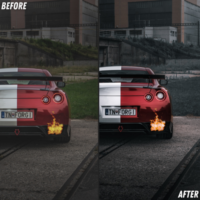 Dark Asphalt Lightroom Presets Before and After 7