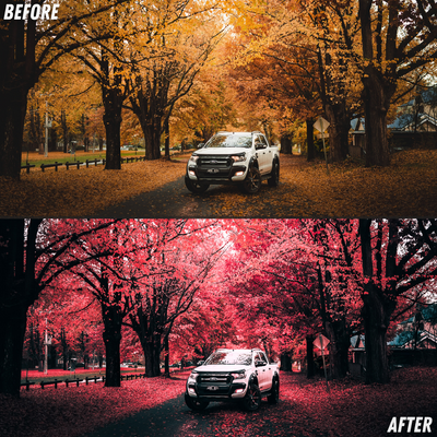 Red Tones Lightroom Presets Pack