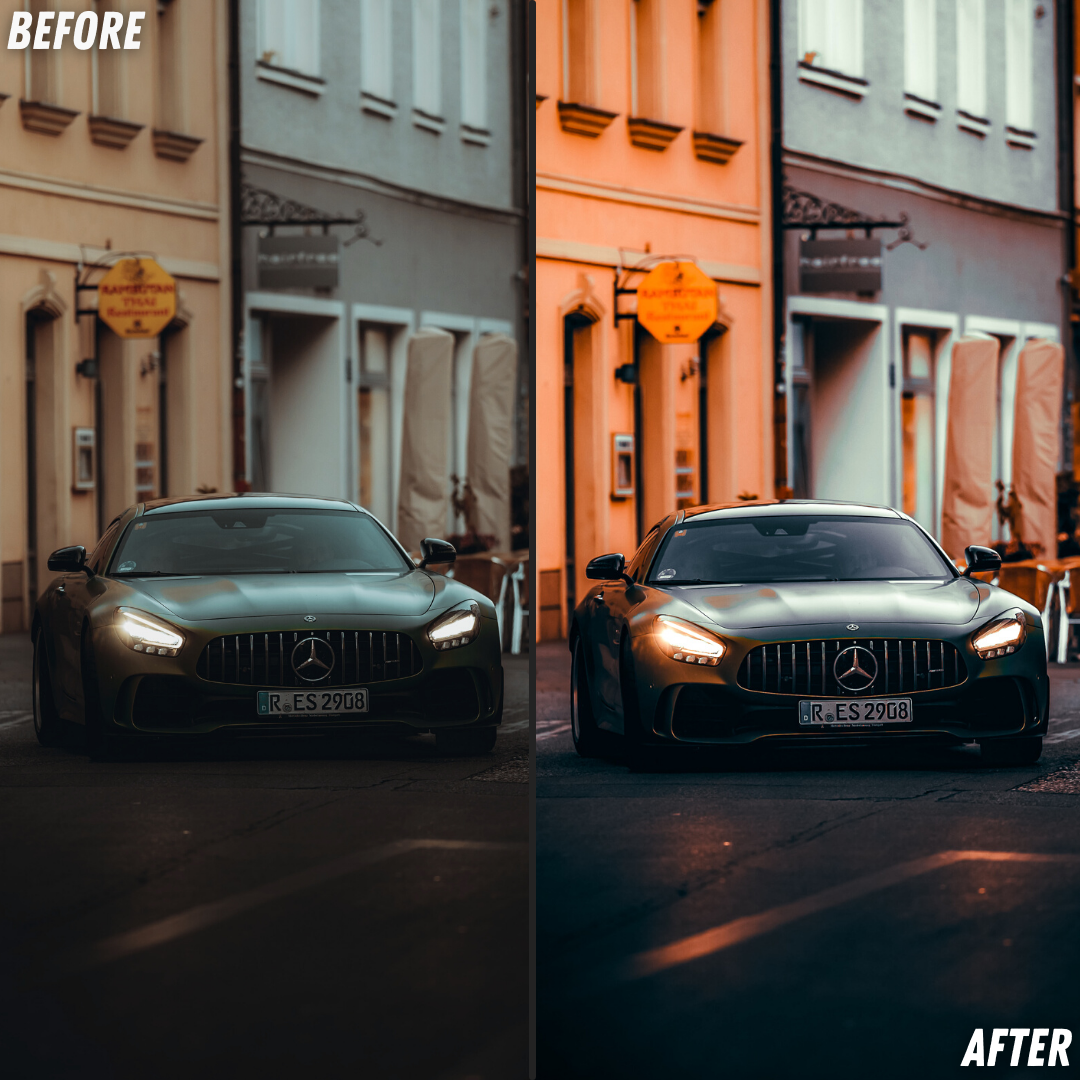 Metro Orange Lightroom Preset Pack