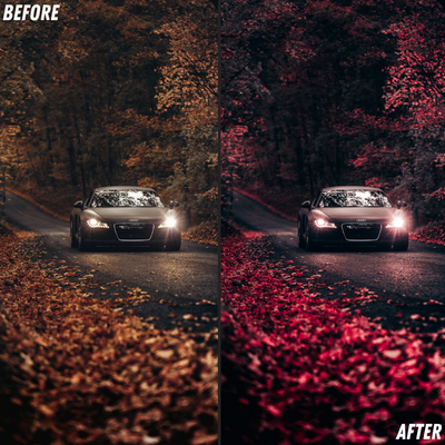 Red Tones Lightroom Presets Pack