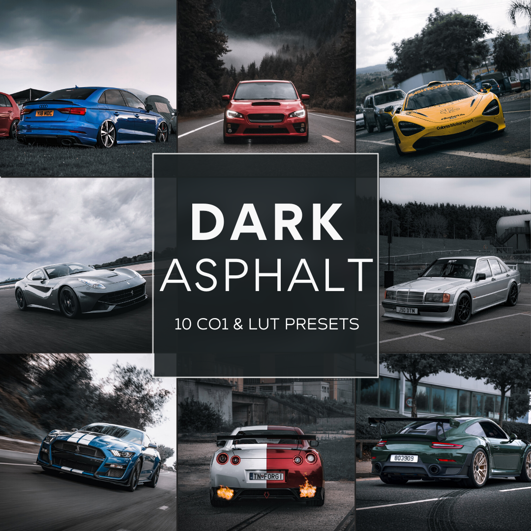 Dark Asphalt Capture One & LUT Presets Pack