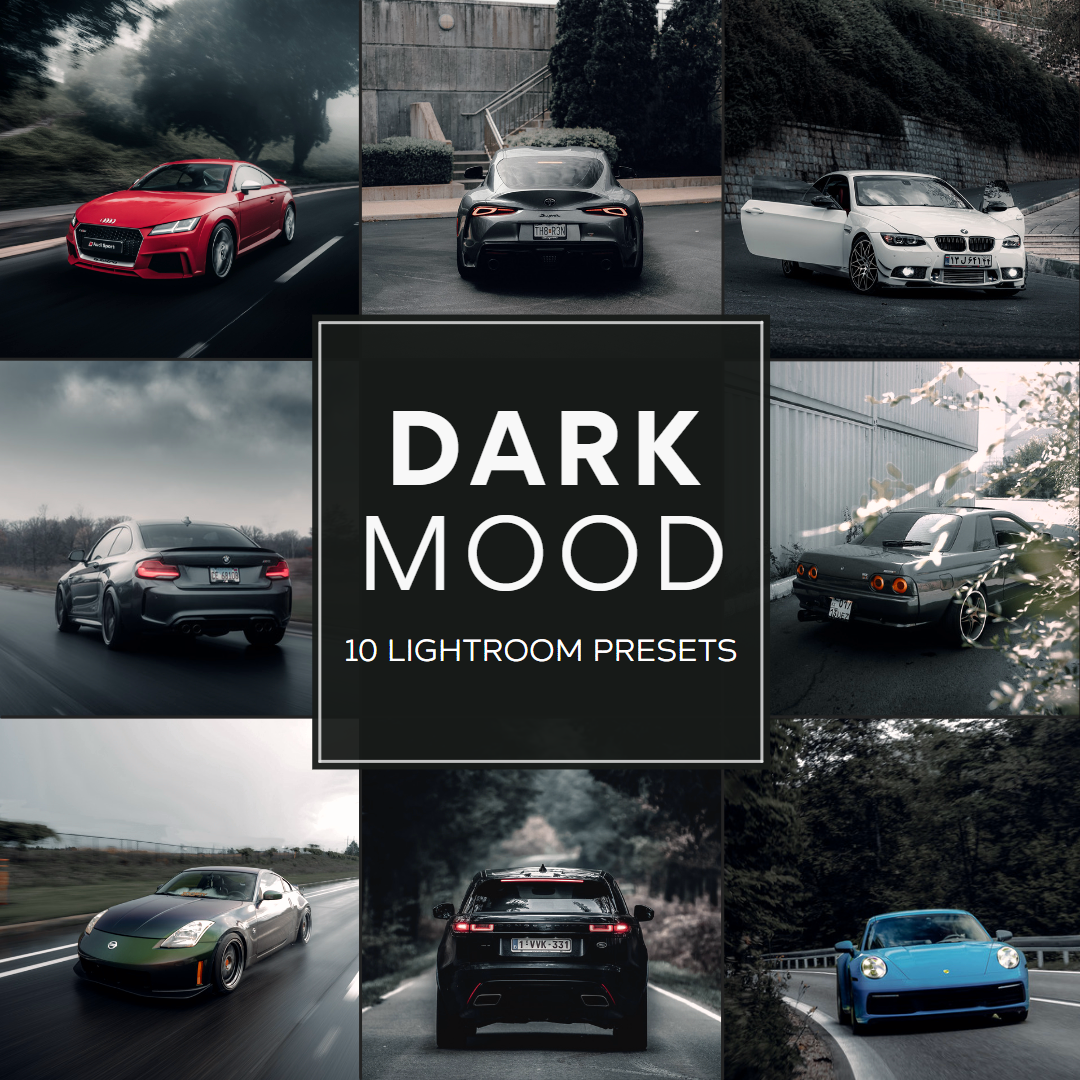 Dark Mood Lightroom Presets Pack