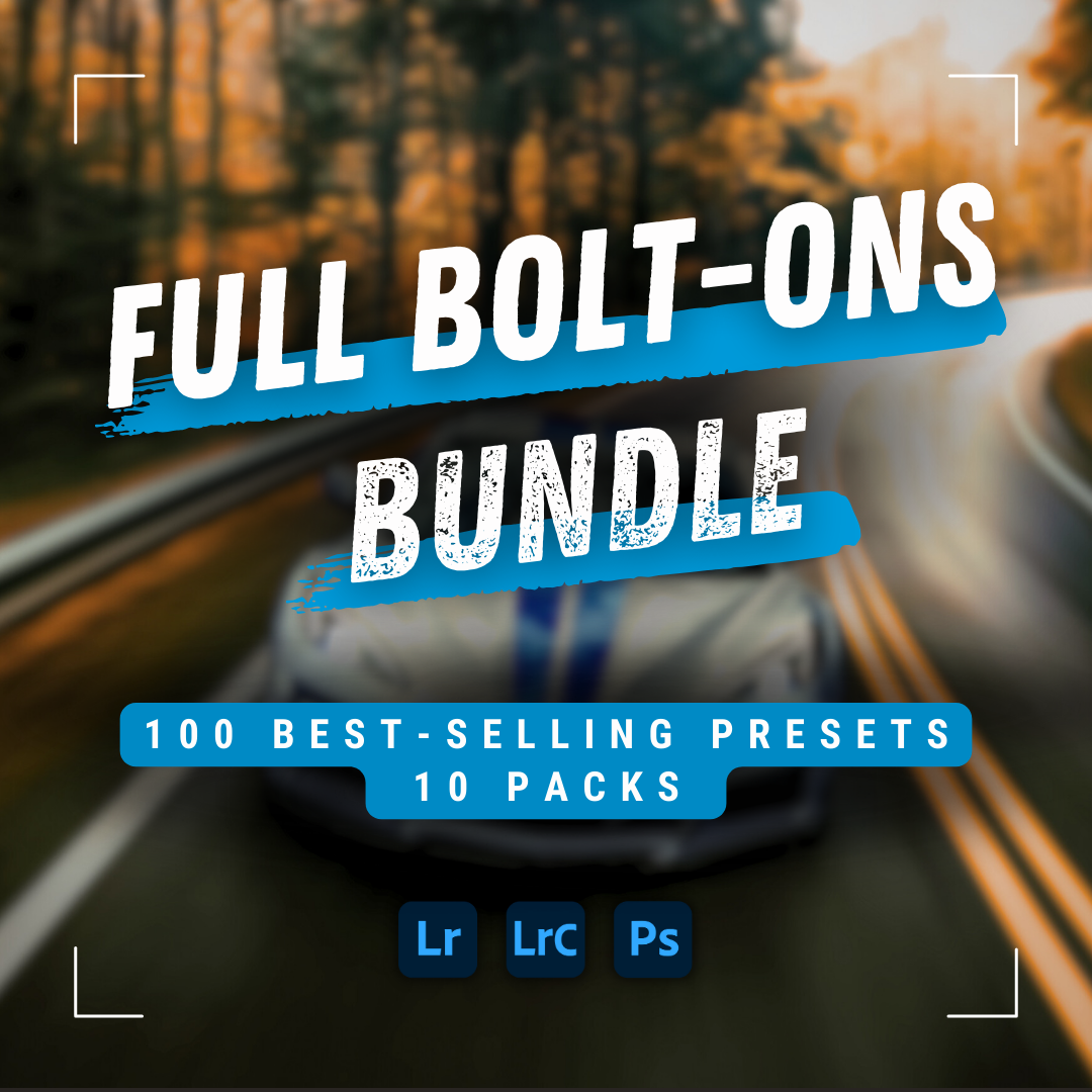 Full Bolt-Ons 100 Best Selling Lightroom Presets Bundle