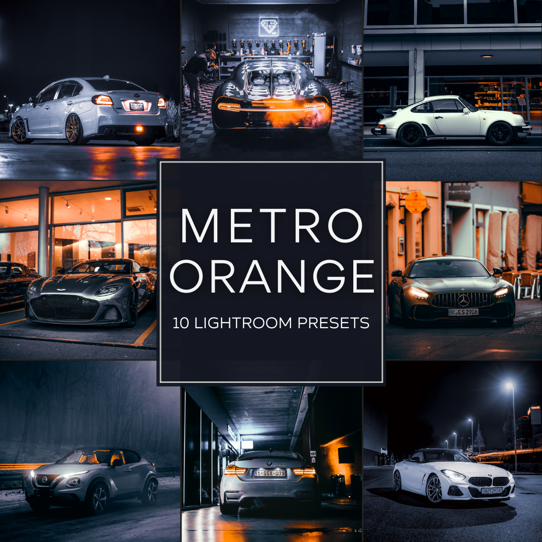 Metro Orange Lightroom Preset Pack