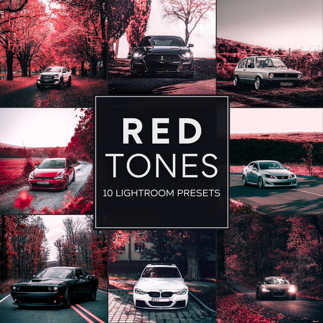 Red Tones Lightroom Presets Pack