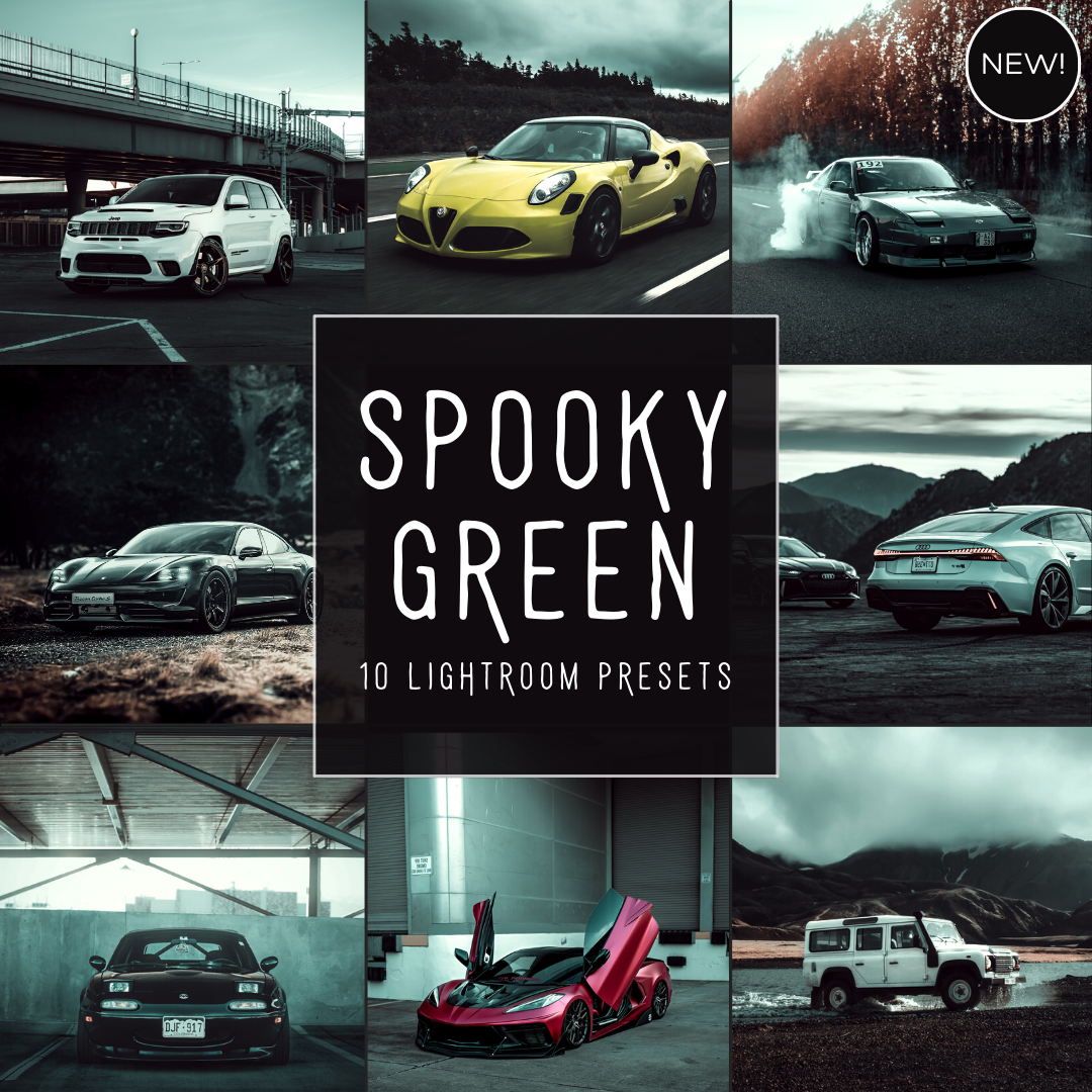 Spooky Green Lightroom Presets Pack