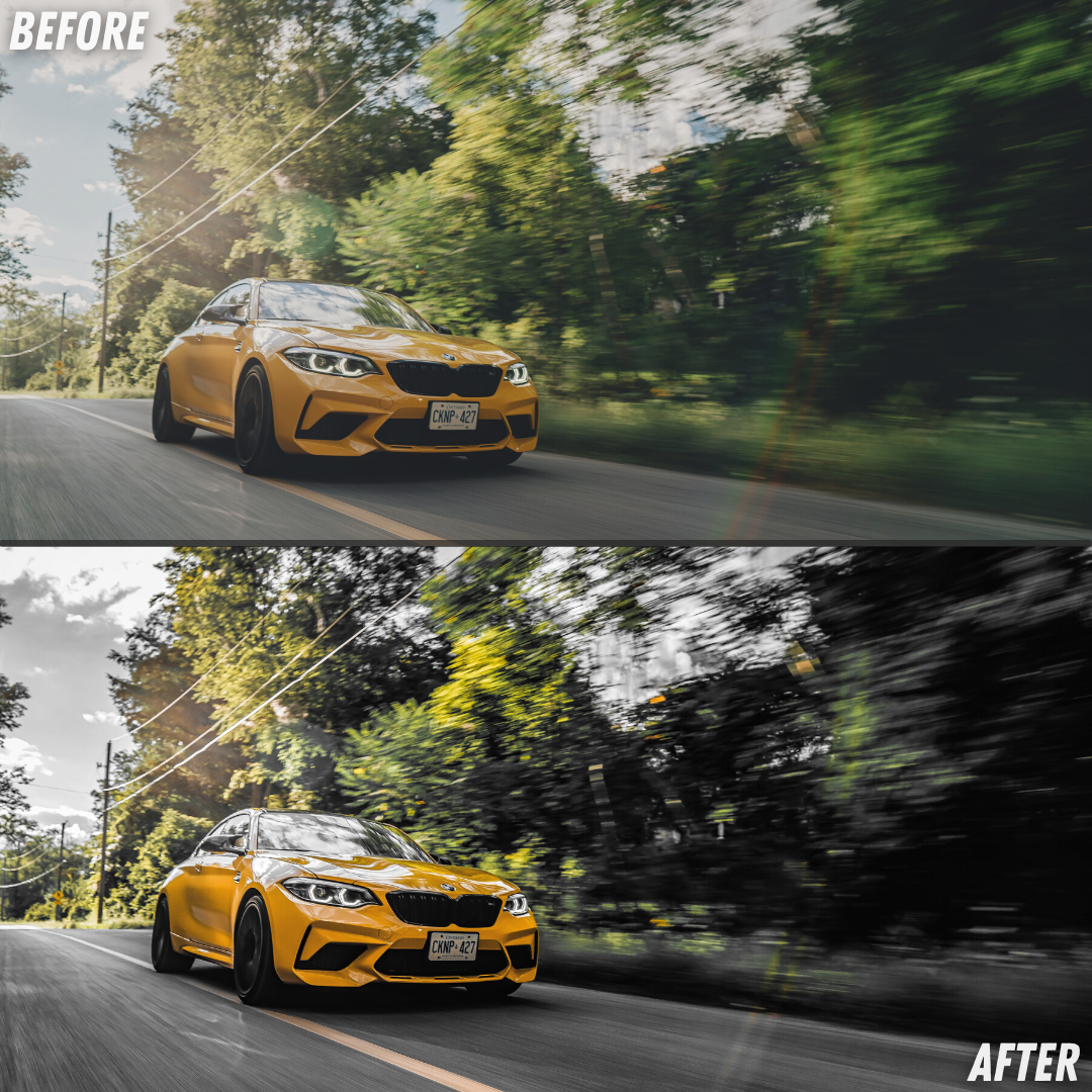 Dark Sharp Edges Lightroom Presets Before and After 3