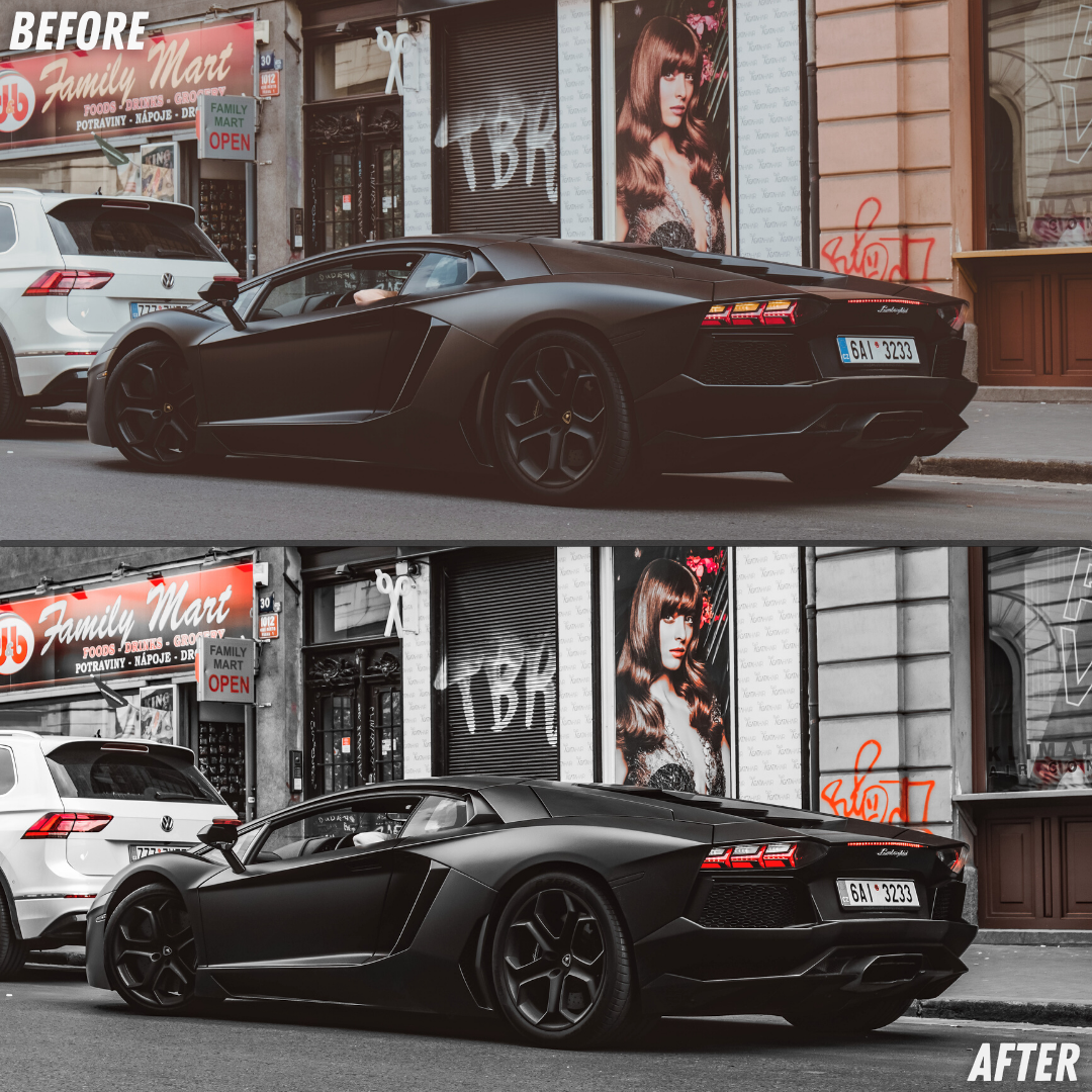 Dark Sharp Edges Lightroom Presets Before and After 2