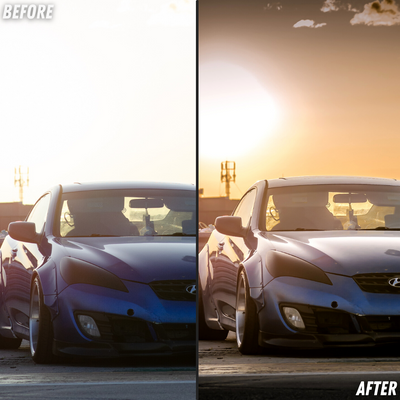 Dusk & Dawn Lightroom Presets Before and After 3