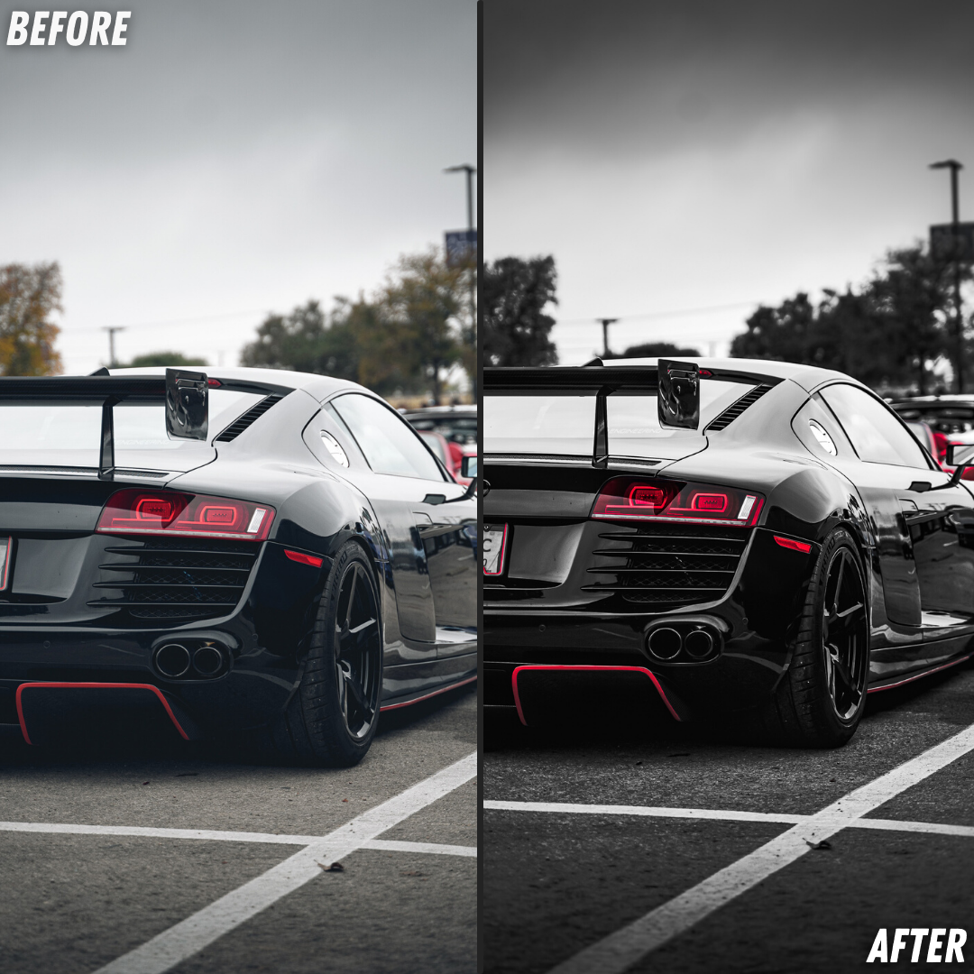 Dark Sharp Edges Lightroom Presets Before and After 4