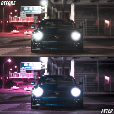 Neon Light Night Pack de Presets Lightroom