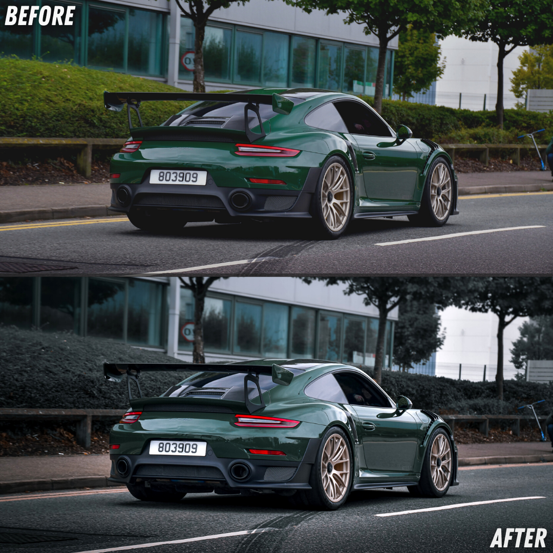 Dark Asphalt Lightroom Presets Before and After 3