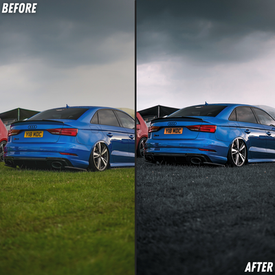 Dark Asphalt Lightroom Presets Before and After 1