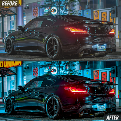 Urban Light Night Lightroom Presets Before and After 10