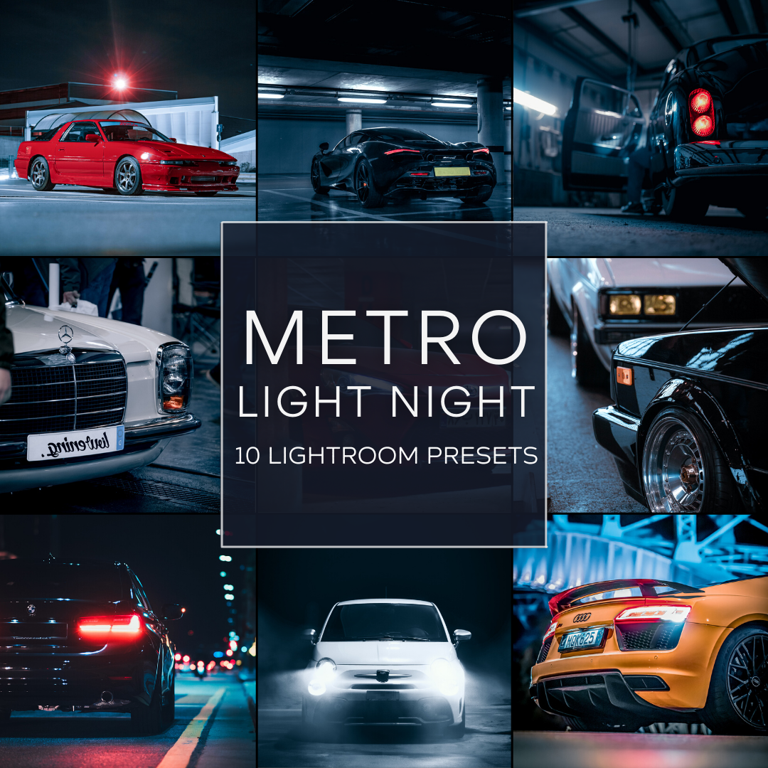 Metro Light Night Pack de Presets Lightroom