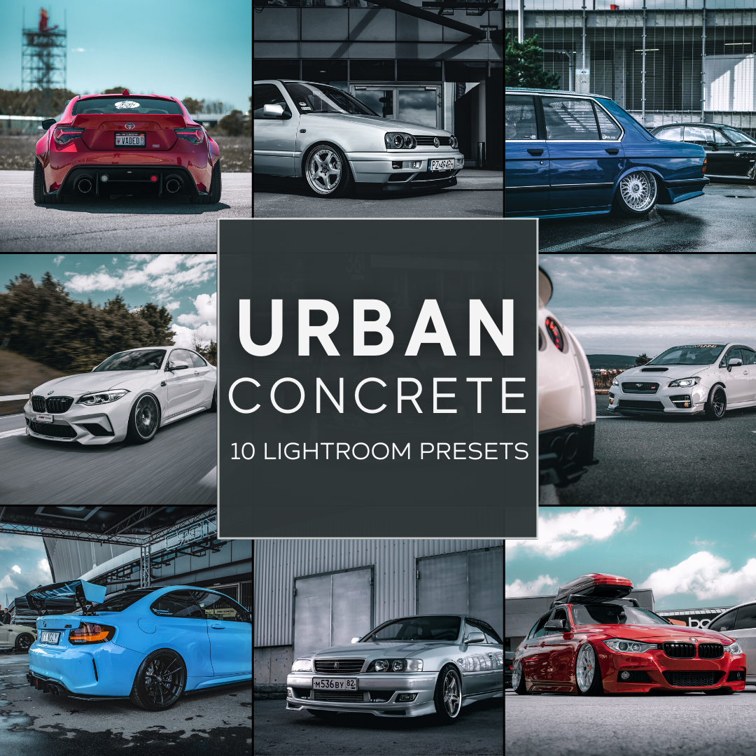 Urban Concrete Lightroom Presets Pack