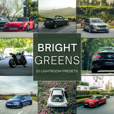 Bright Green Lightroom Presets Cover