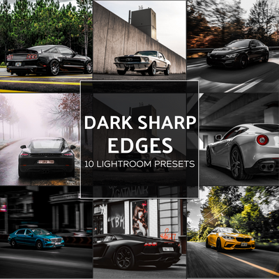 Dark Sharp Edges Lightroom Presets Cover