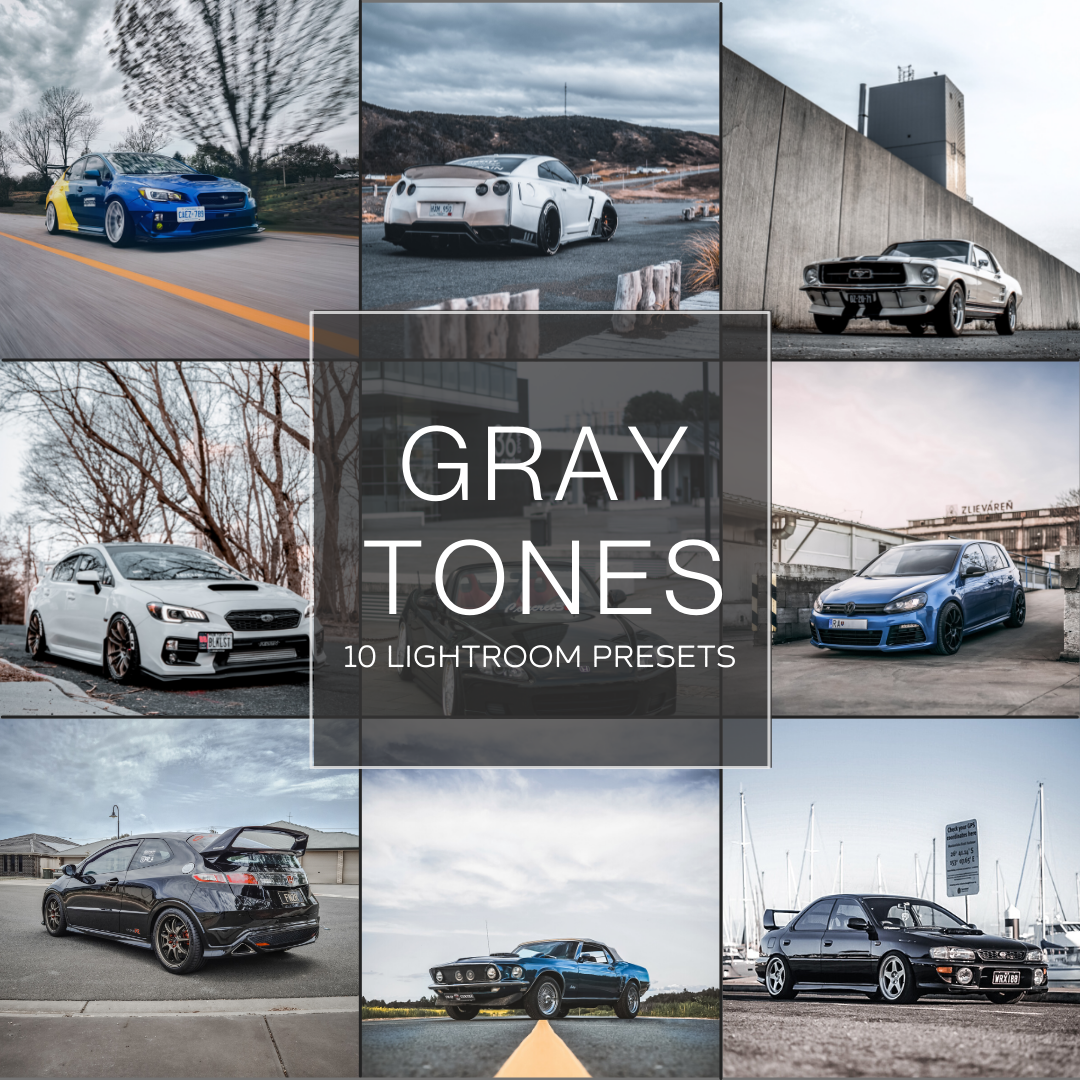 Gray Tones Pack de Presets Lightroom