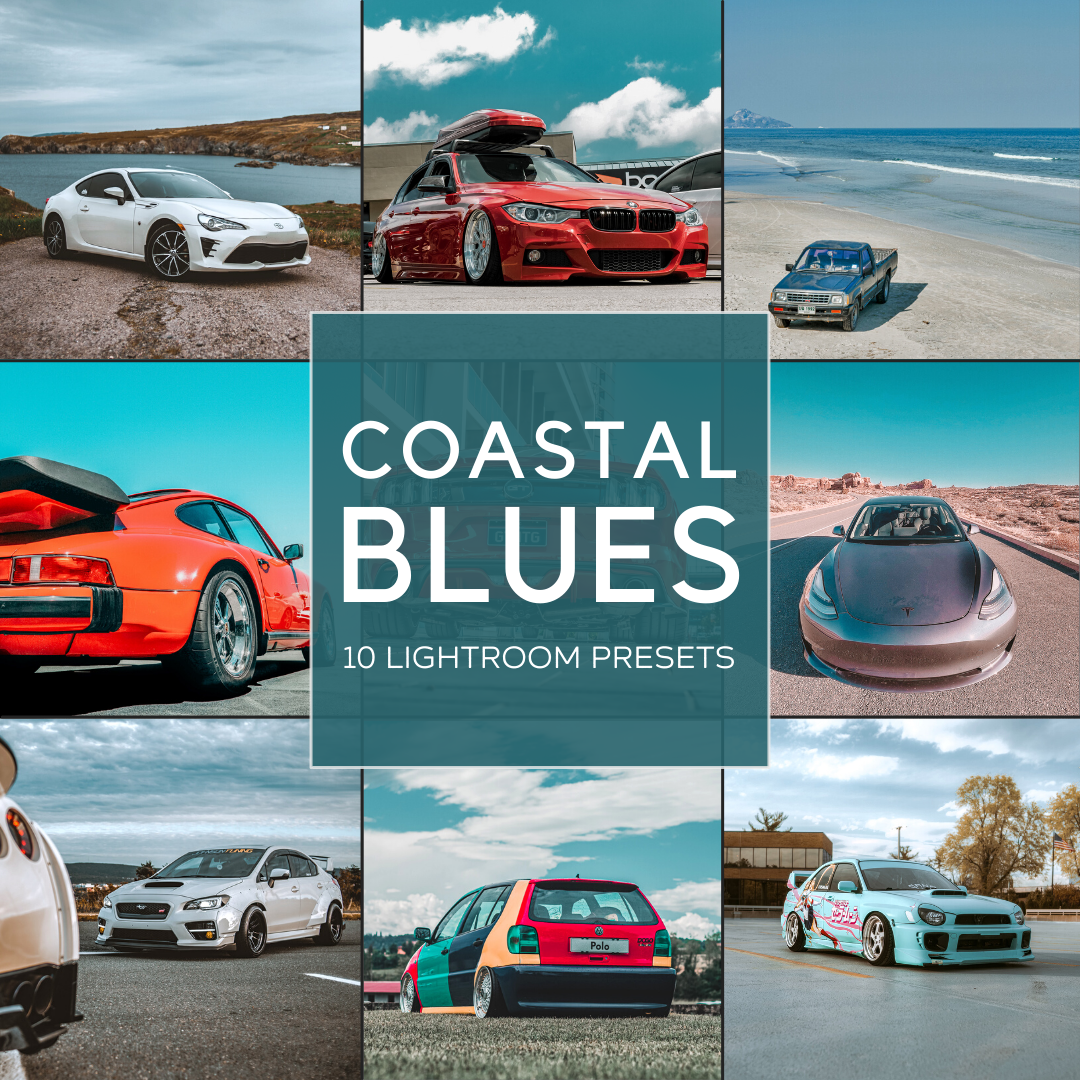 Coastal Blues Lightroom Presets Pack