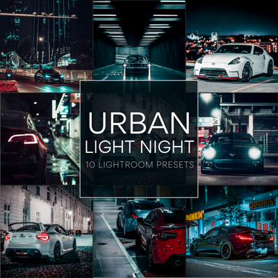 Urban Light Night Lightroom Presets Cover